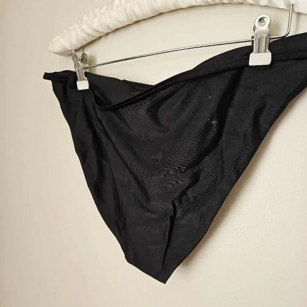 Andie Swim Bikini Bottom The Riviera Belted Black Casual Neutral Classic